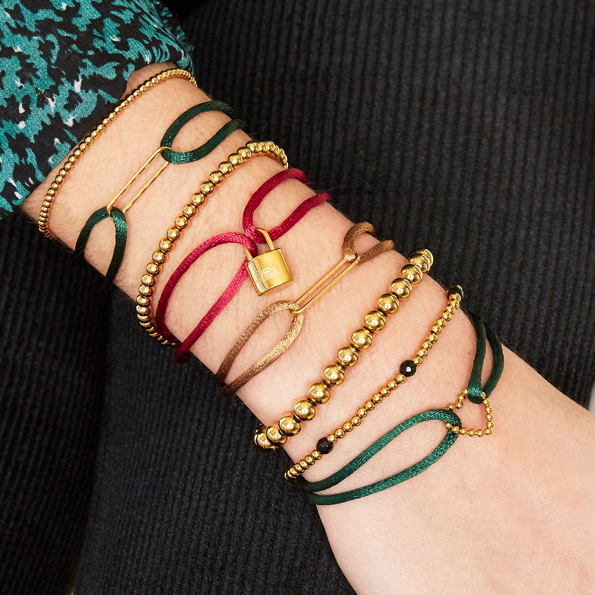 Armband Diamond Beads - Amora Jewellery