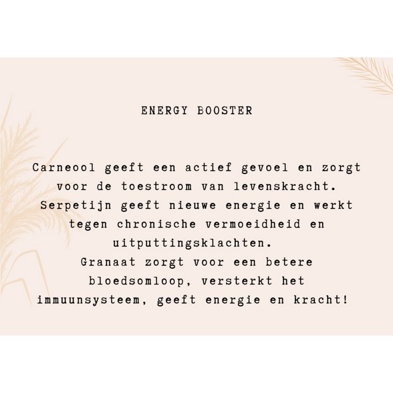 Edelsteen armband – Energy Booster