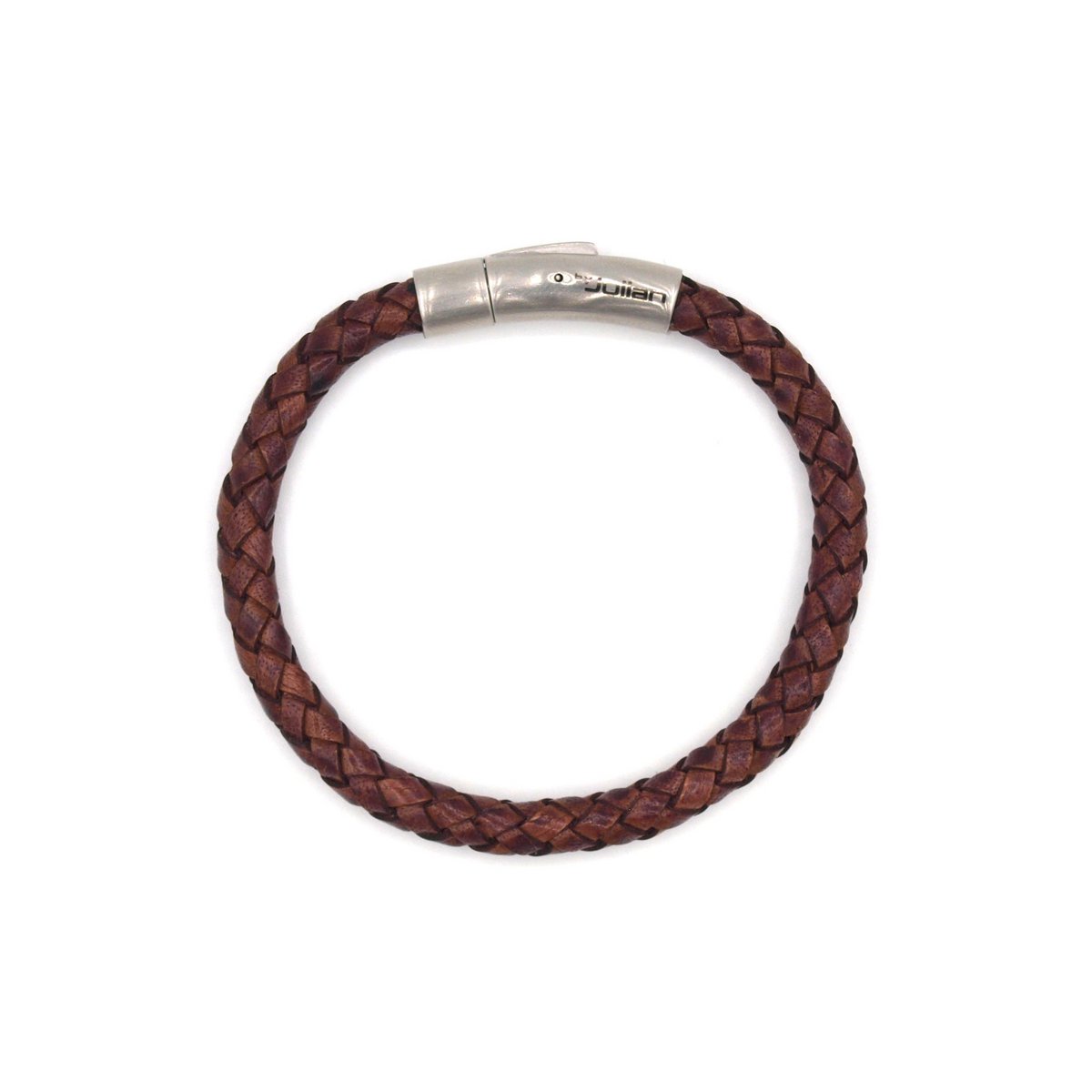 Armband Kepang auburn bruin - Amora Jewellery