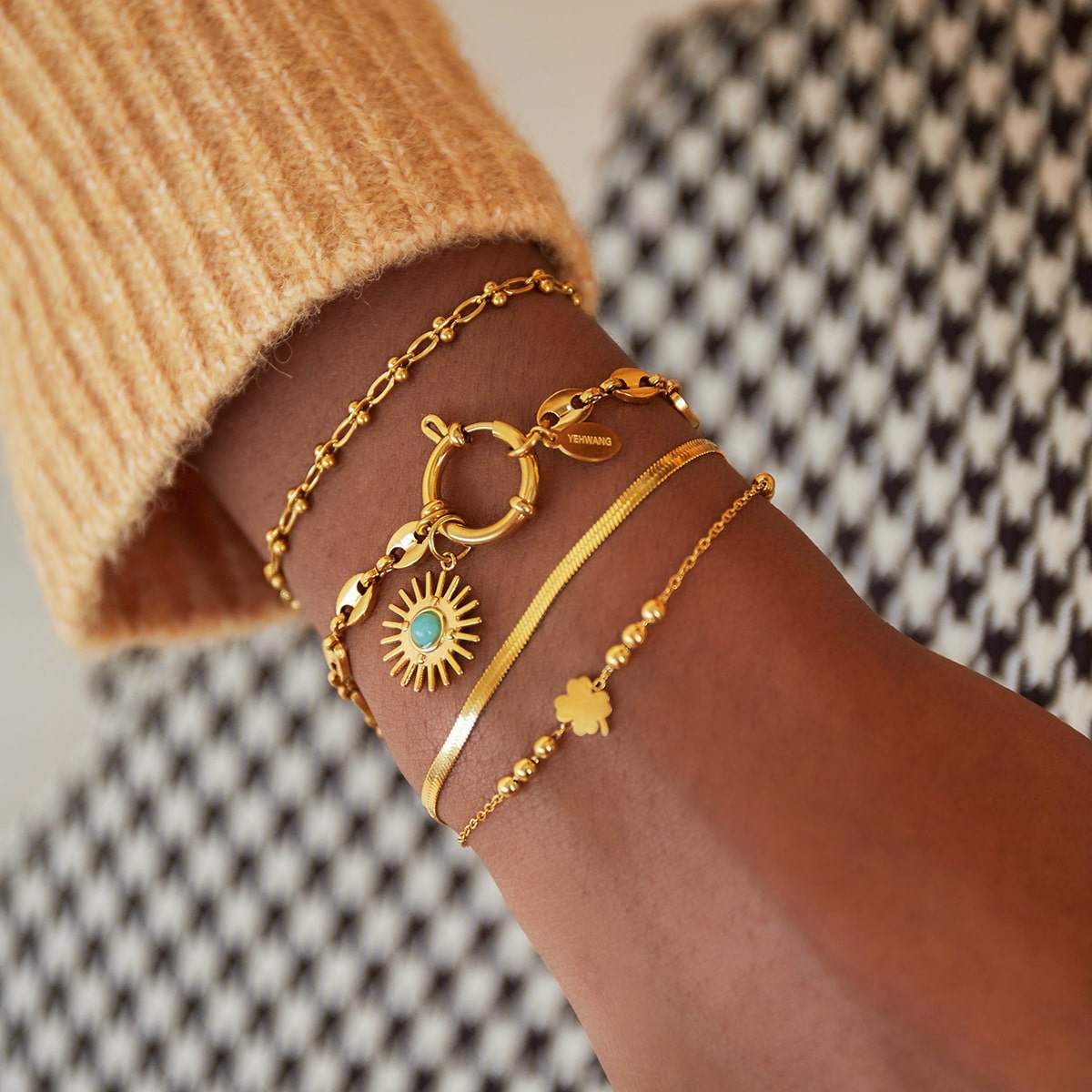 Roestvrij stalen schakelarmband