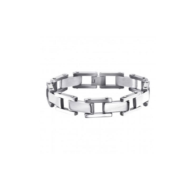 Stalen heren armband met grove schakels