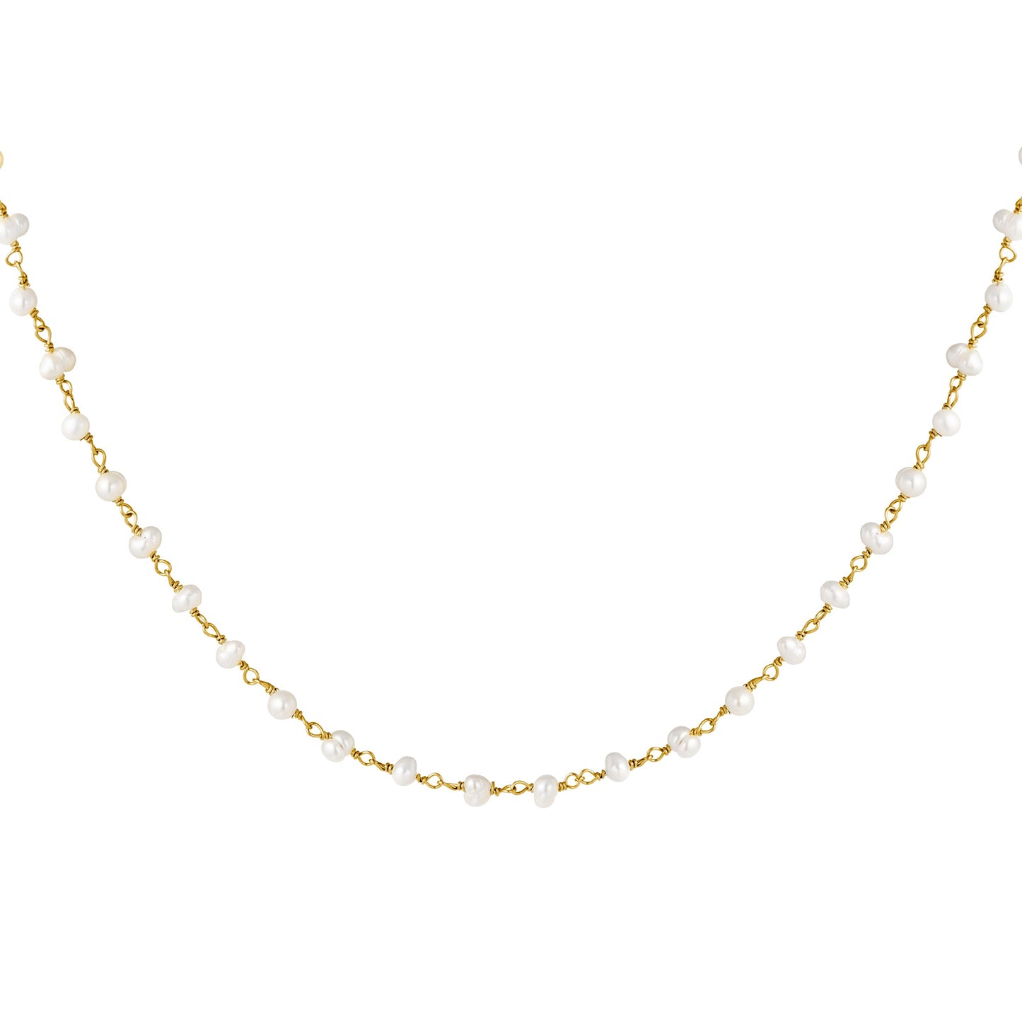 Ketting Chain of Pearls - Amora Jewellery