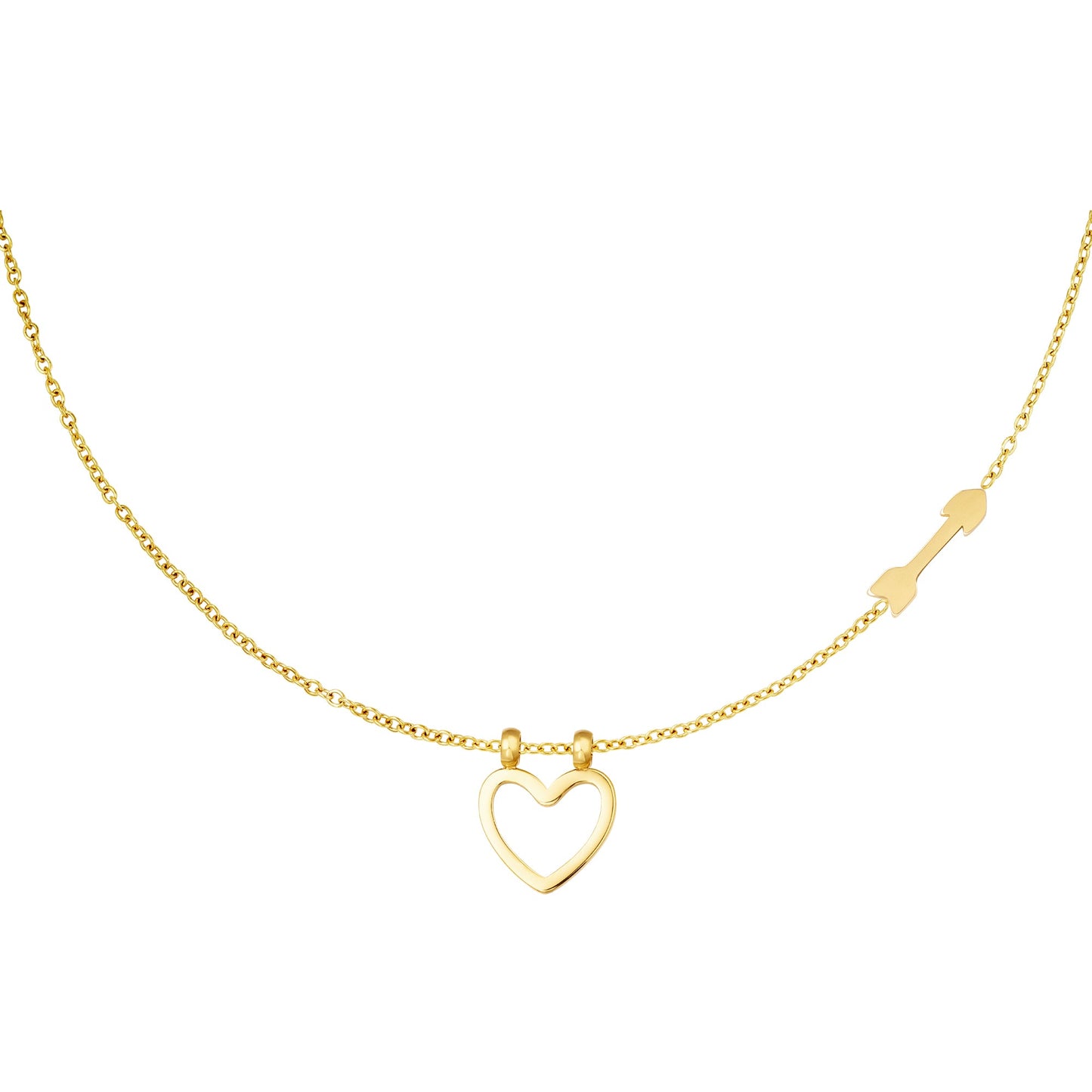 Ketting Met Hart en Pijl - Amora Jewellery