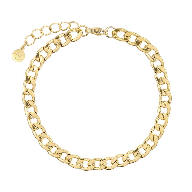 Platte schakelarmband