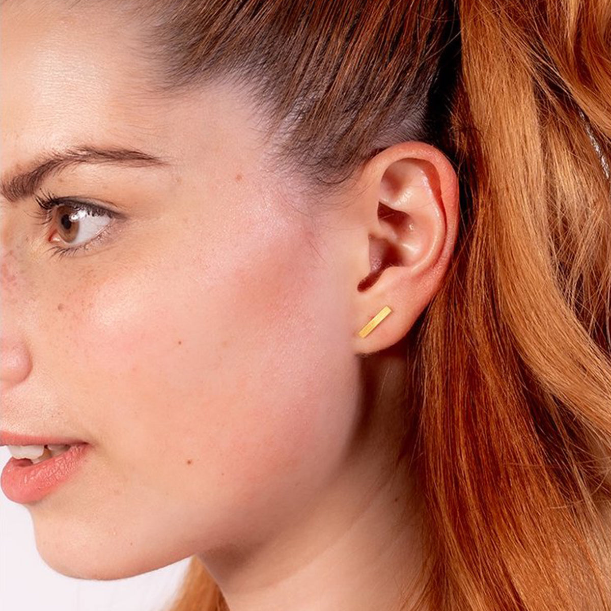 Chique oorbellen studs staafje