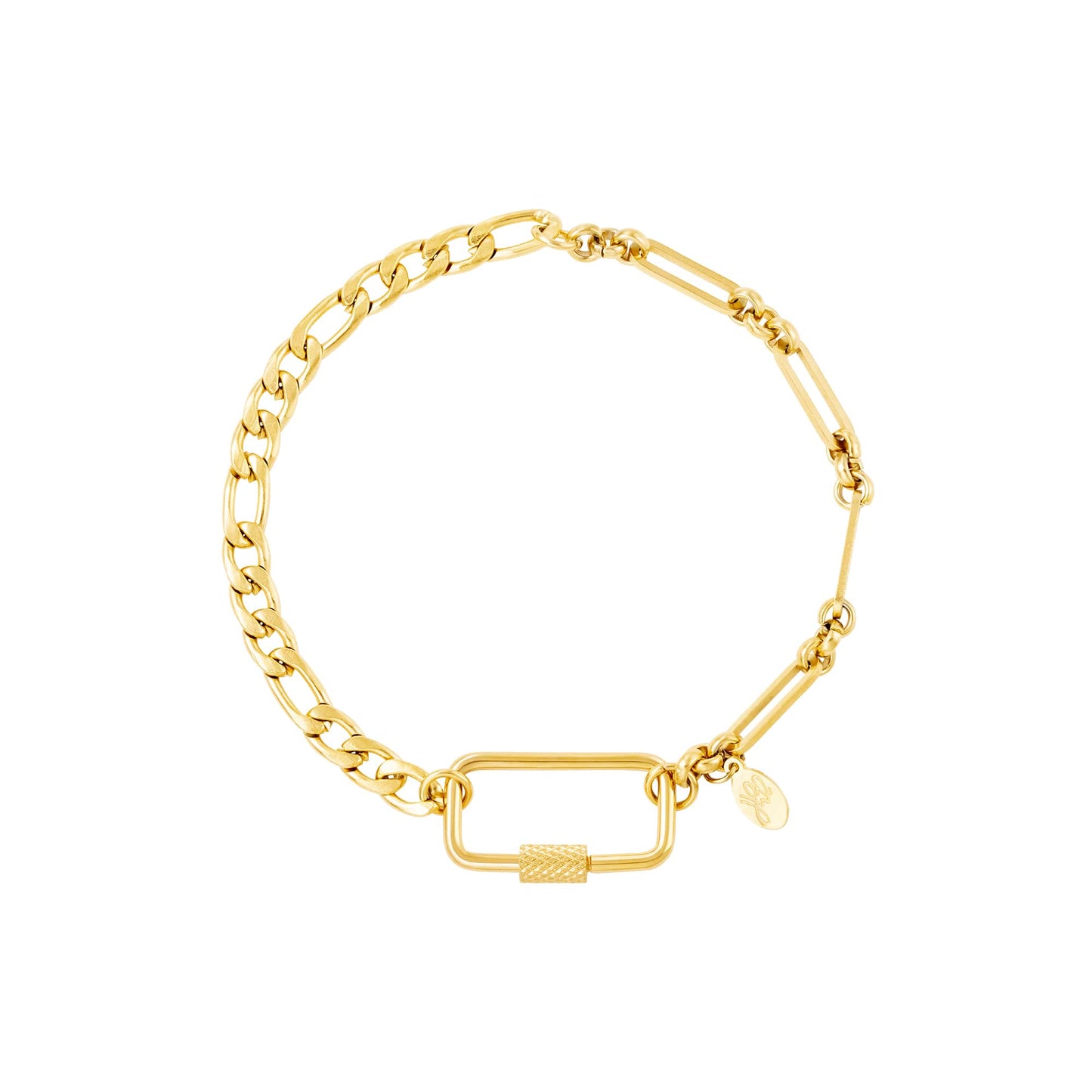 Armbanden set kralen met hart sluiting