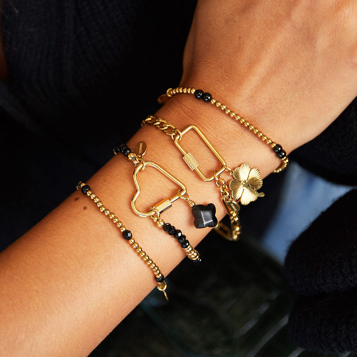 Armband Black Pearl - Amora Jewellery