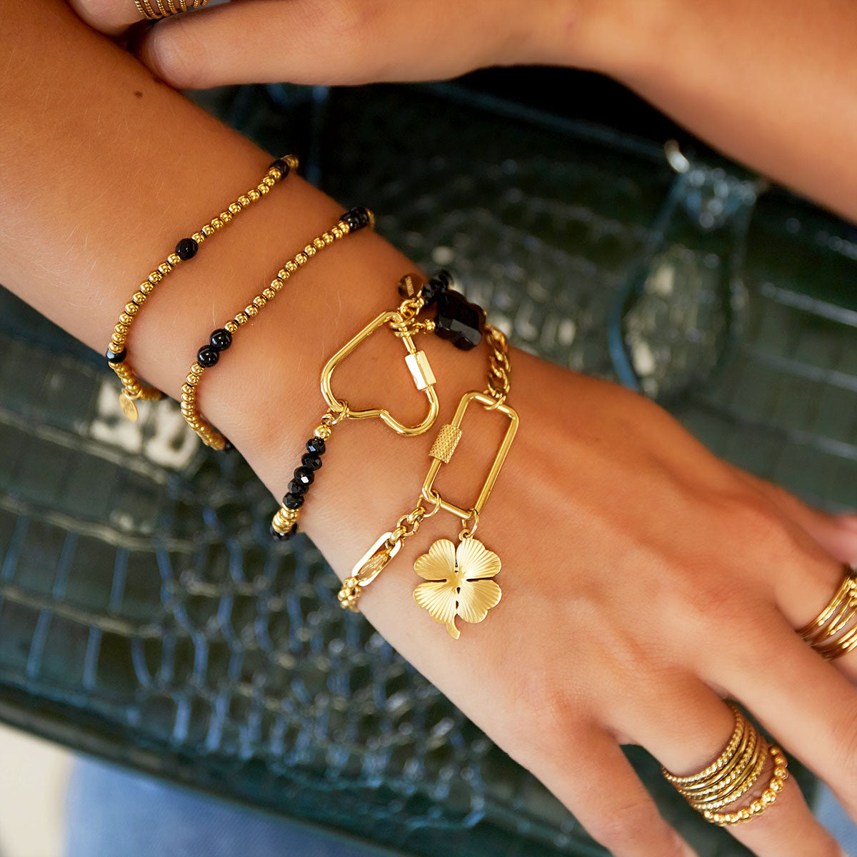 Armband Black Pearl - Amora Jewellery
