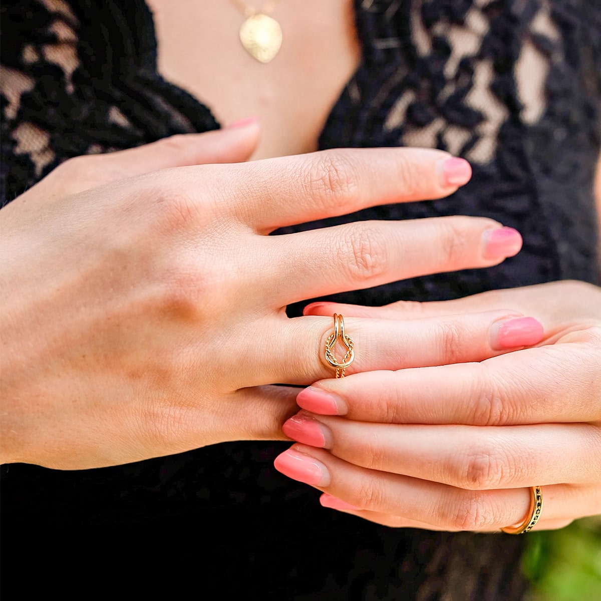 Ring met open lus