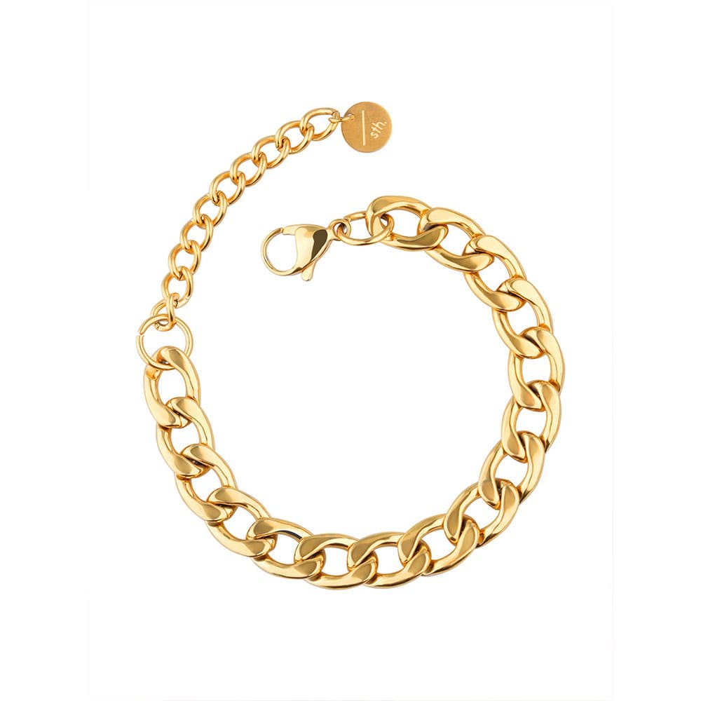 Statement schakel armband Stella