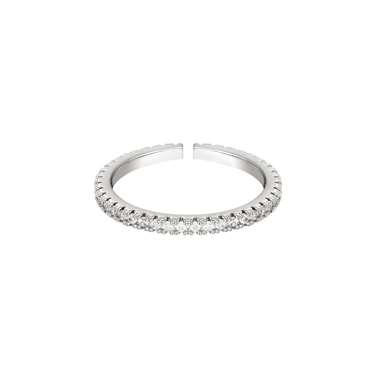 Sparkling ring met steentjes