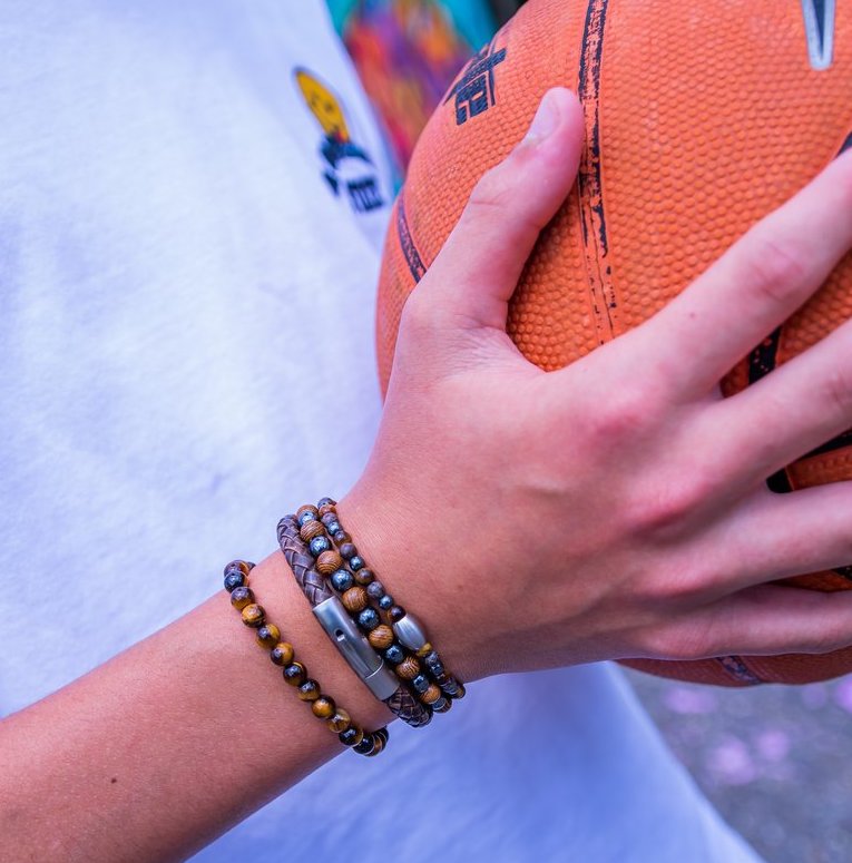 Armband Enam tijgeroog - Amora Jewellery