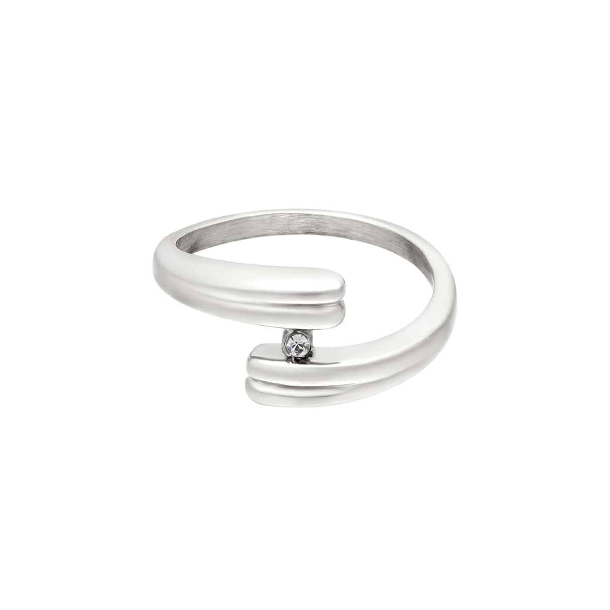 Chique ring met steentje