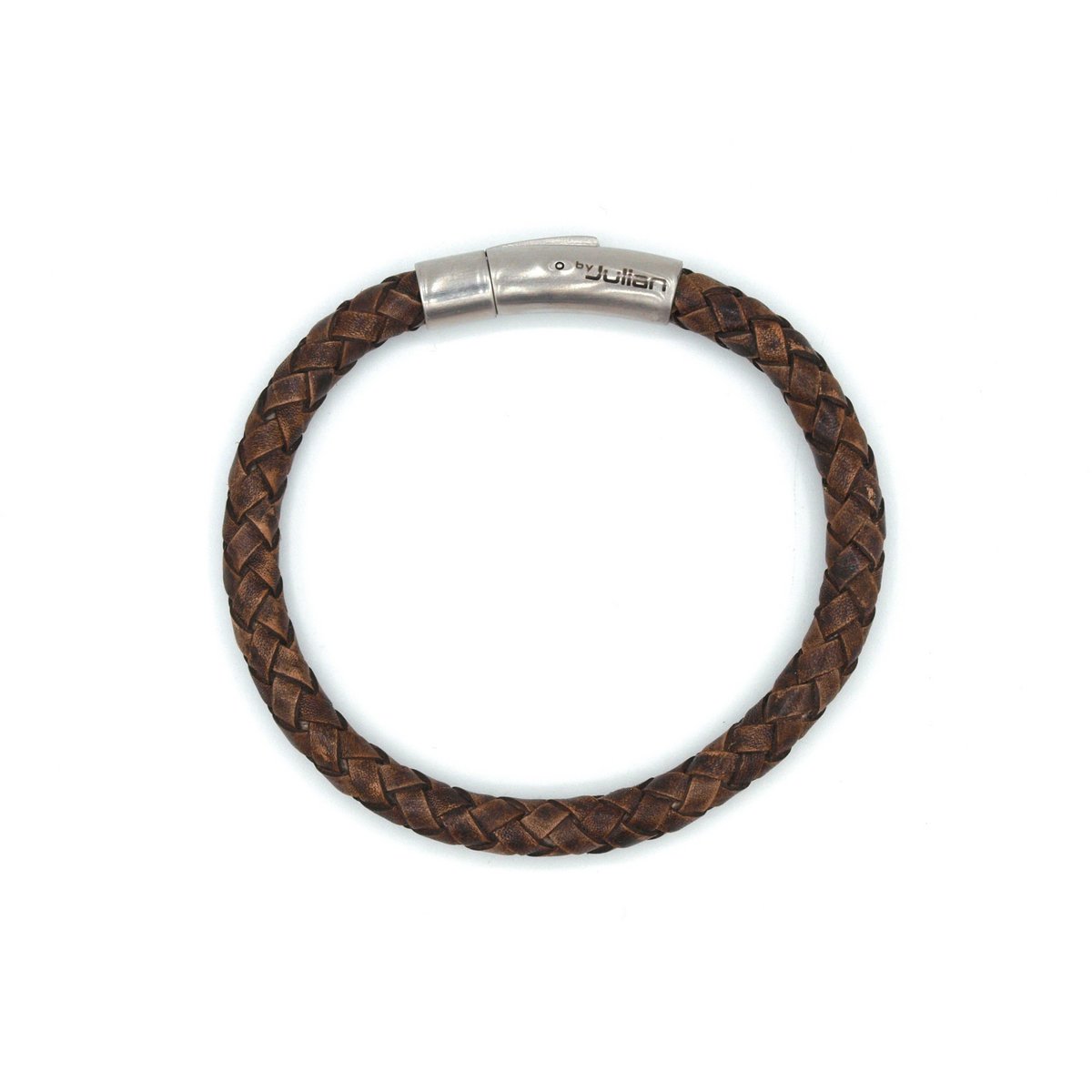 Armband Kepang bruin - Amora Jewellery