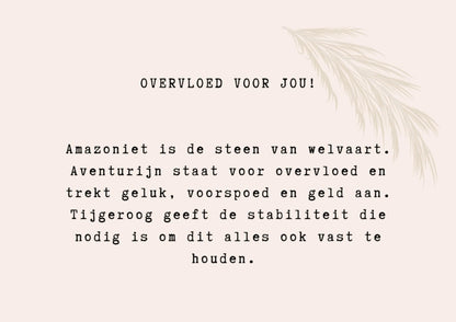 Edelsteen armband Overvloed voor jou