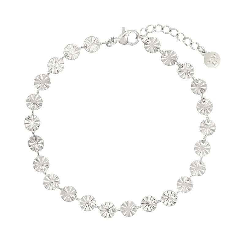 Minimalistische bloemenketting armband