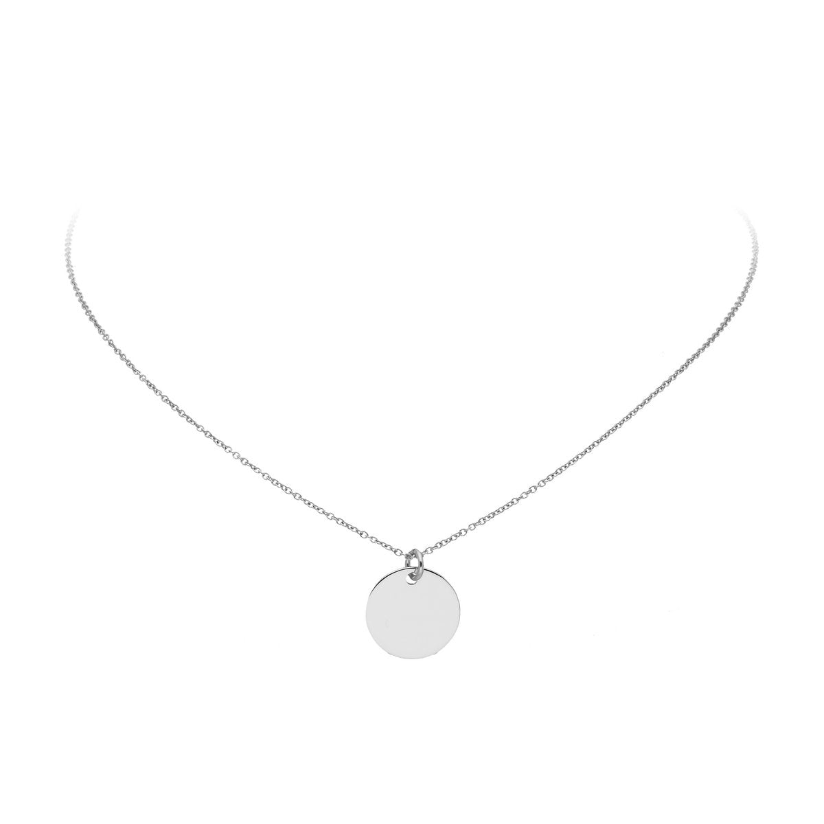 Ketting Rond Plaatje - Amora Jewellery