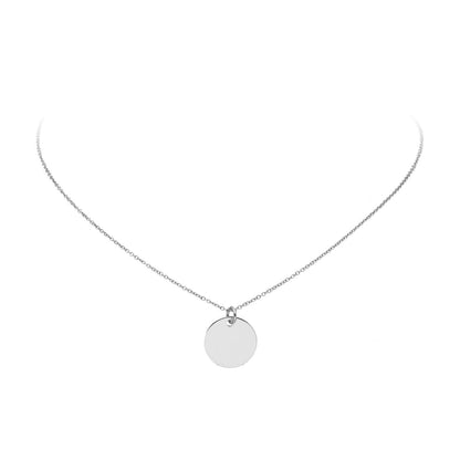 Ketting Rond Plaatje - Amora Jewellery