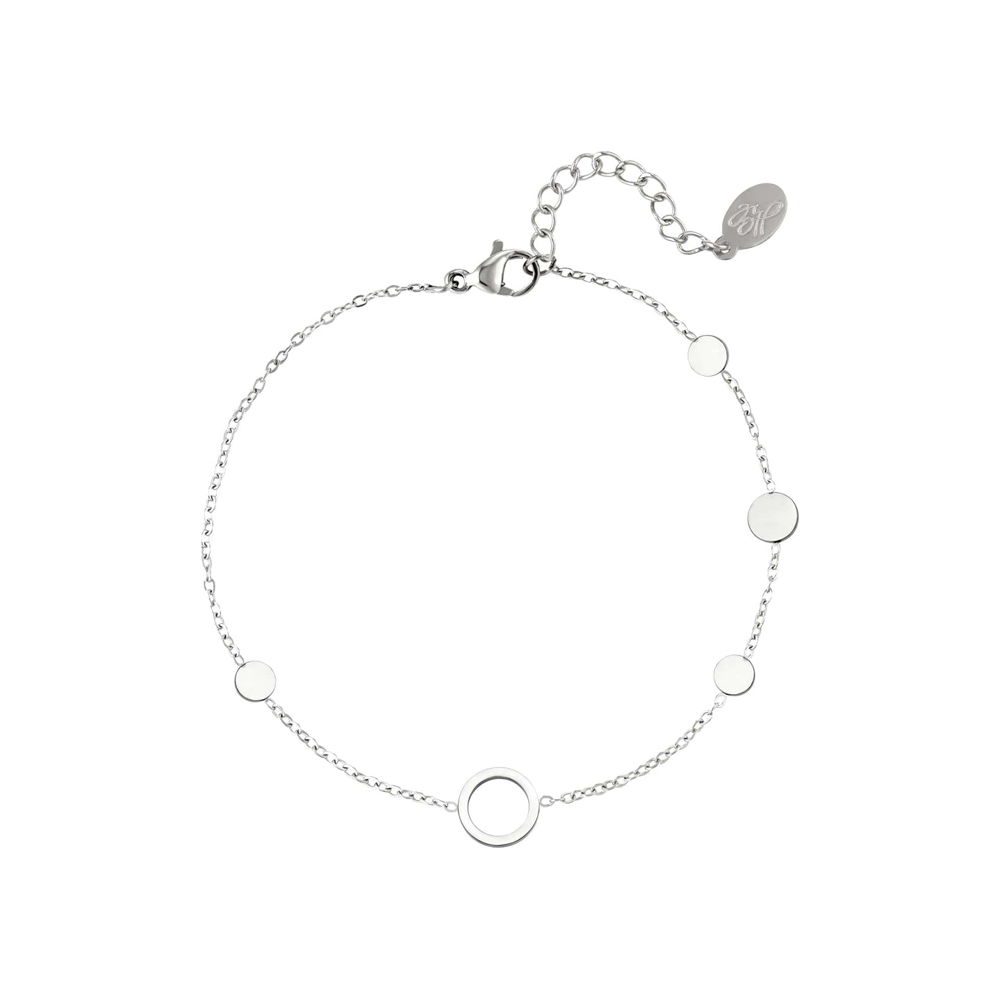 Minimalistische armband met cirkels